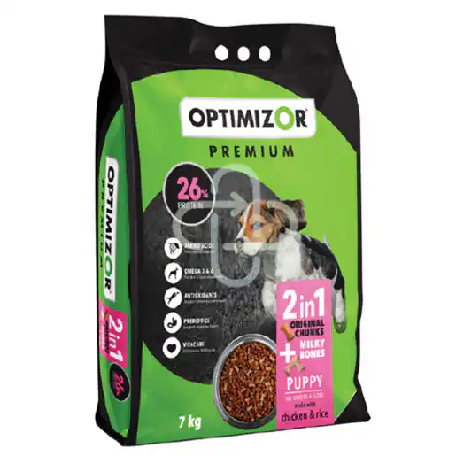 Optimizer Premium Puppy 2 in1 Milky Bone - 7kg